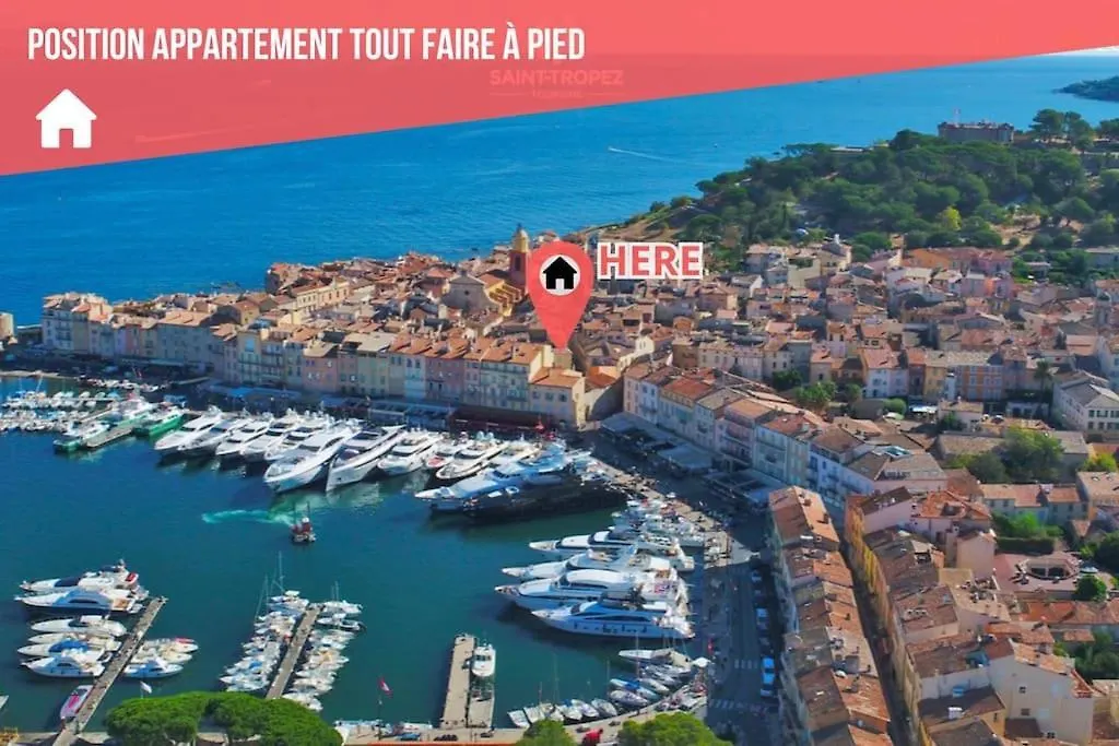 Διαμέρισμα Chic - Climatise - 2 Pas Du Port - Place Aux Herbes Σαιν-Τροπέ