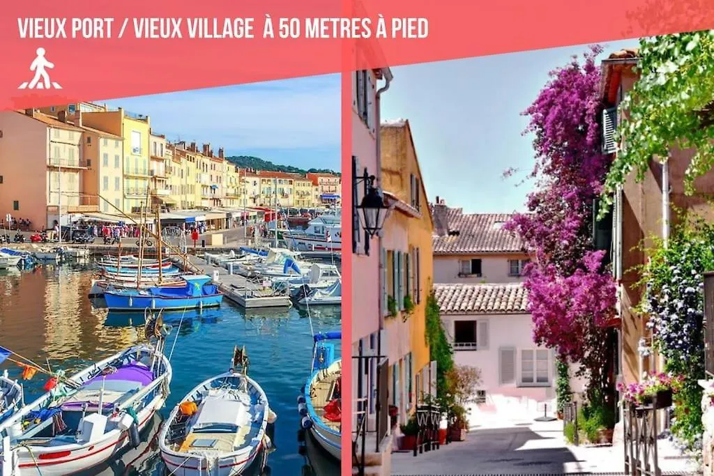 Chic - Climatise - 2 Pas Du Port - Place Aux Herbes Σαιν-Τροπέ Γαλλία